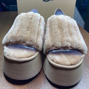 W DISCO SHERPA CORDUROY SLIDE